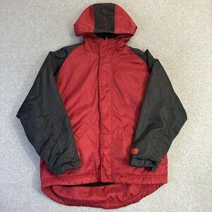 Youth Medium USA Olympics Jacket Red Black Hooded Windbreaker Kids M 10-12